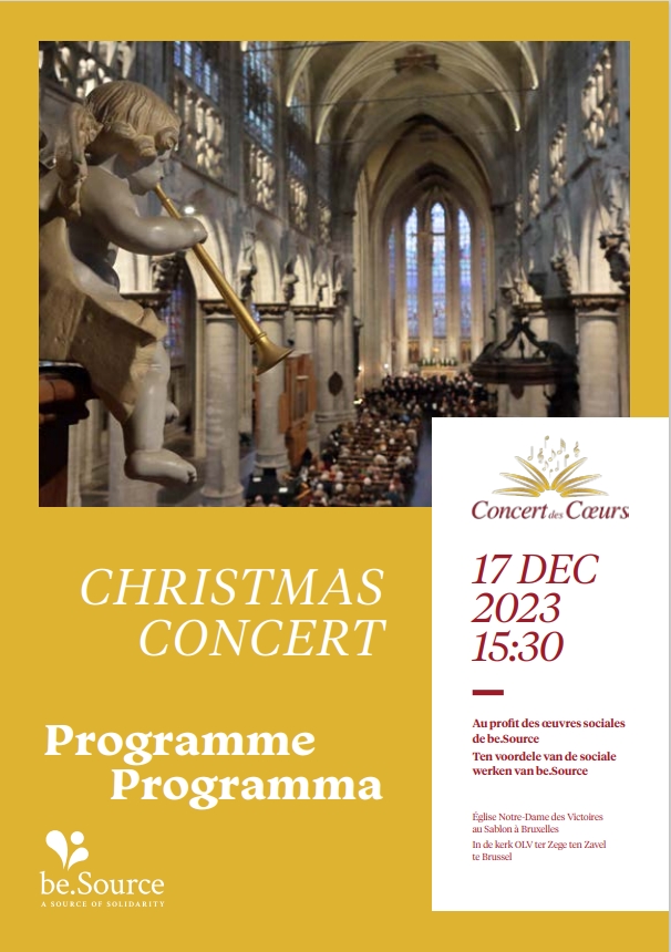 Programme musical Concert des Coeurs 2023 be.Source